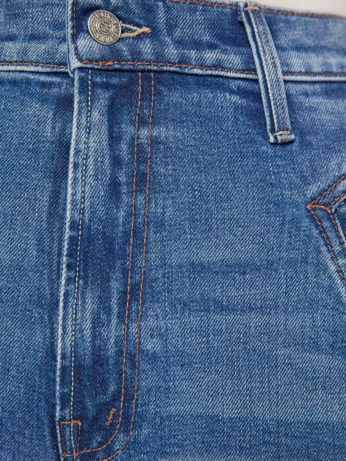 Women Straight Mother Denim The Triangle Smarty Pants Skimp Wash Dream Team