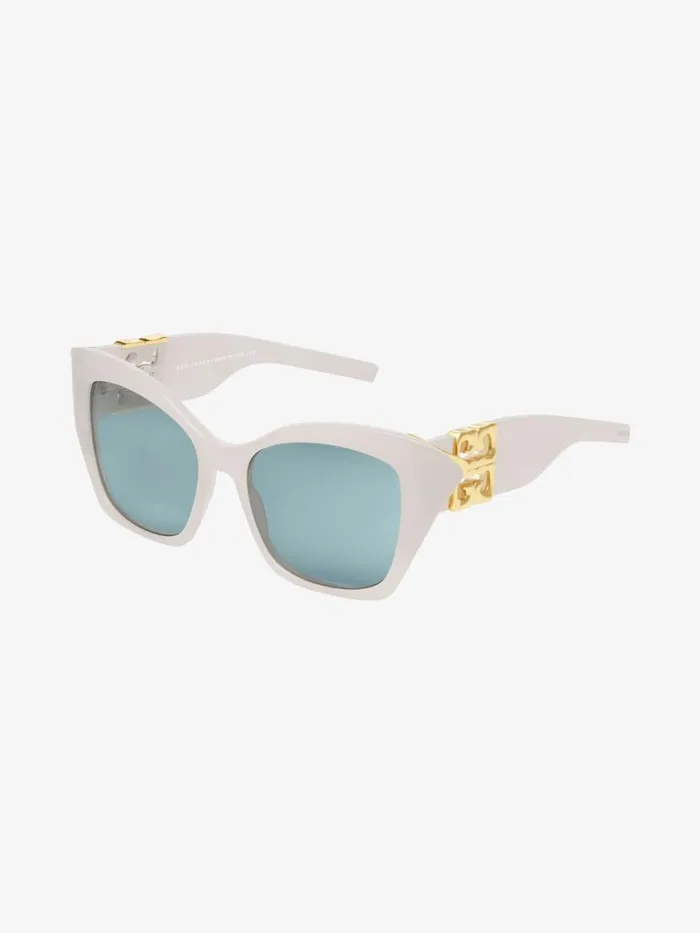 Women Sunglasses Givenchy 4G Liquid Injected Sunglasses Whitegolden Yellow
