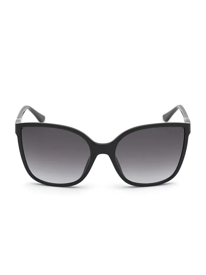 Women Sunglasses GUESS Oversized CatEye Sunglasses Silver