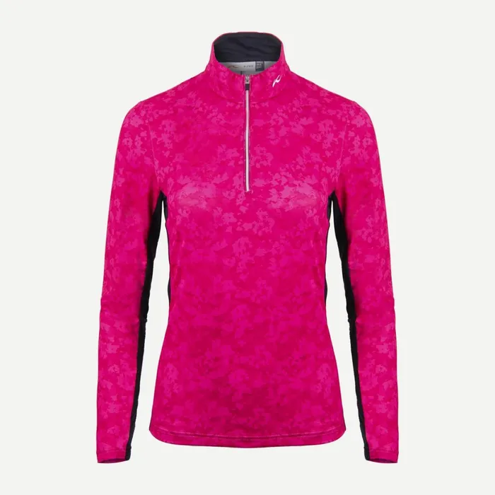 Women Sunshine HalfZip Cranberry KJUS Midlayers and Sweaters