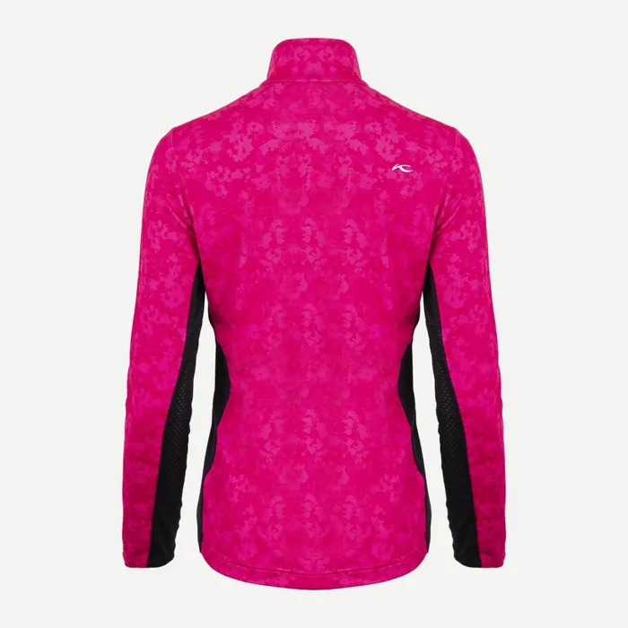 Women Sunshine HalfZip Cranberry KJUS Midlayers and Sweaters