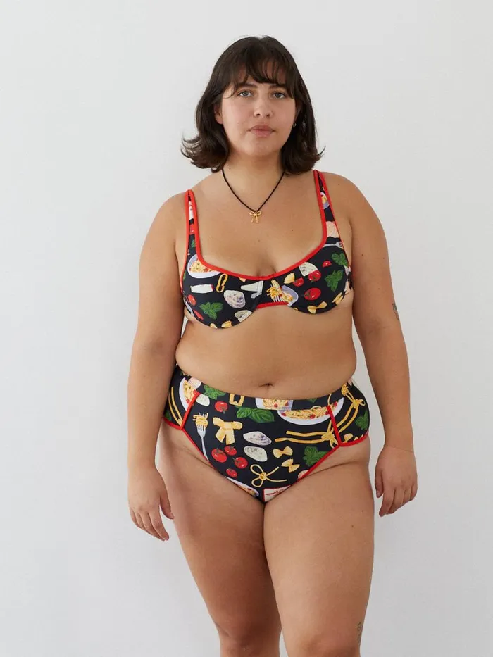 Women Surfrider Bottom Buon Appetito Black Lisa Says Gah Swim