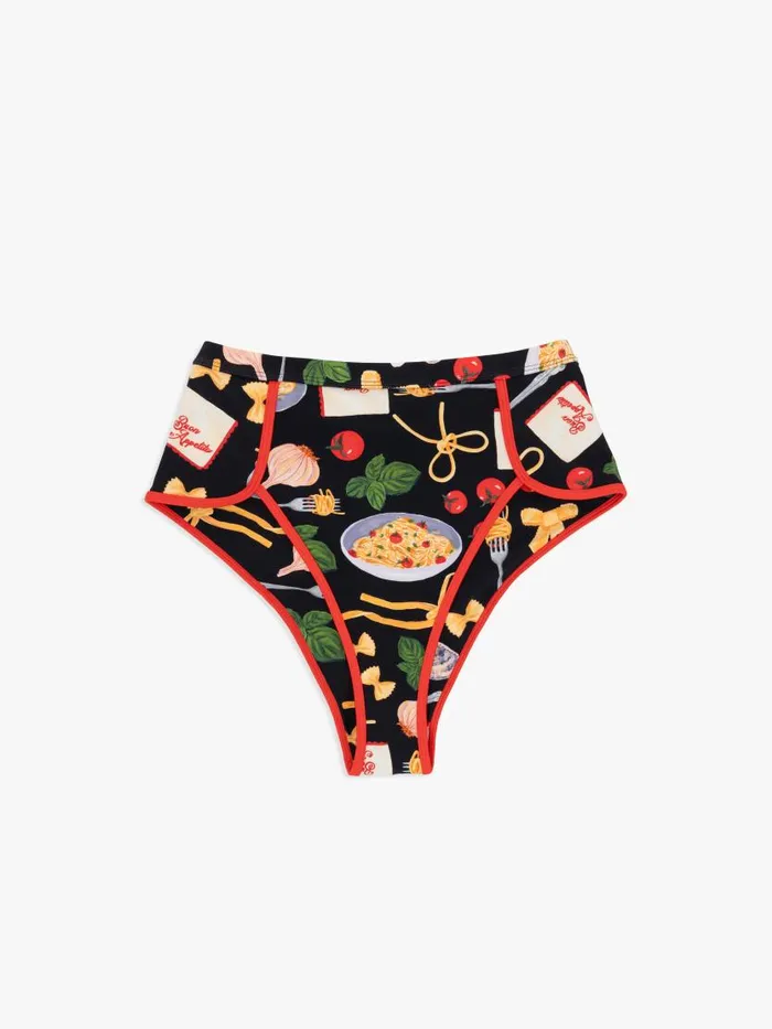Women Surfrider Bottom Buon Appetito Black Lisa Says Gah Swim