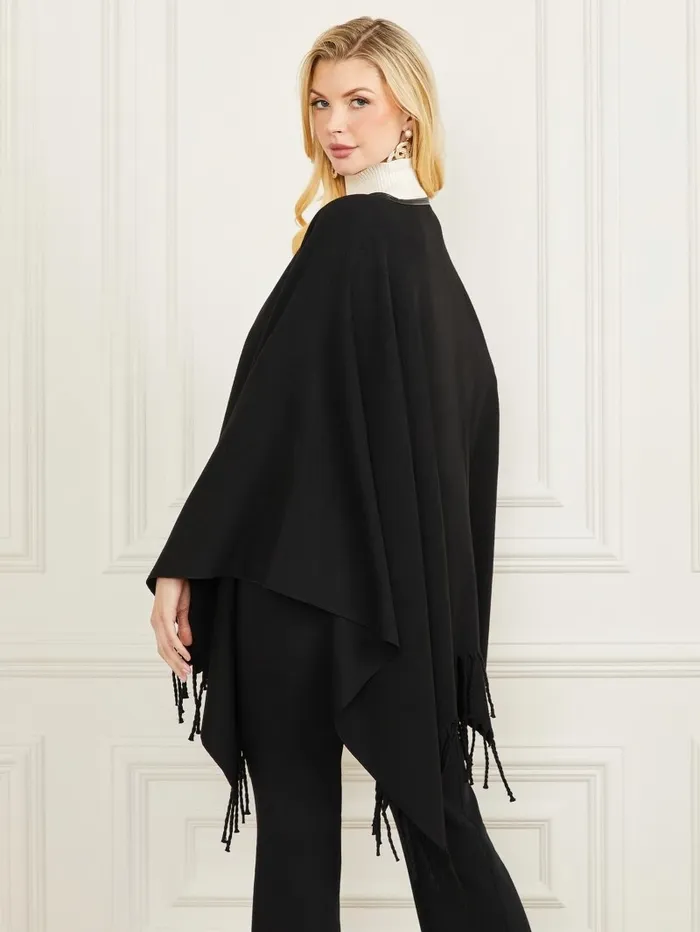 Women Sweaters and Knits GUESS Kelly CoverUp Black Women Sweaters and Knits GUESS Kelly CoverUp Black