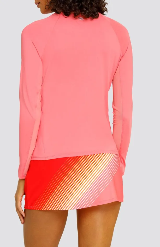 Women Tail Activewear Long Sleeve Aravie Top Strawberry Pink