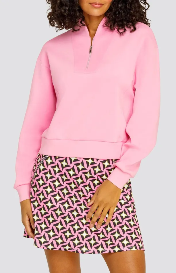 Women Tail Activewear Long Sleeve Brooklee Pullover Begonia Pink