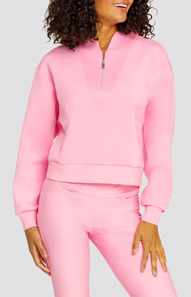 Women Tail Activewear Long Sleeve Brooklee Pullover Begonia Pink