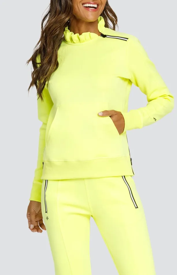 Women Tail Activewear Long Sleeve Condoleezza Sunny Lime Pullover