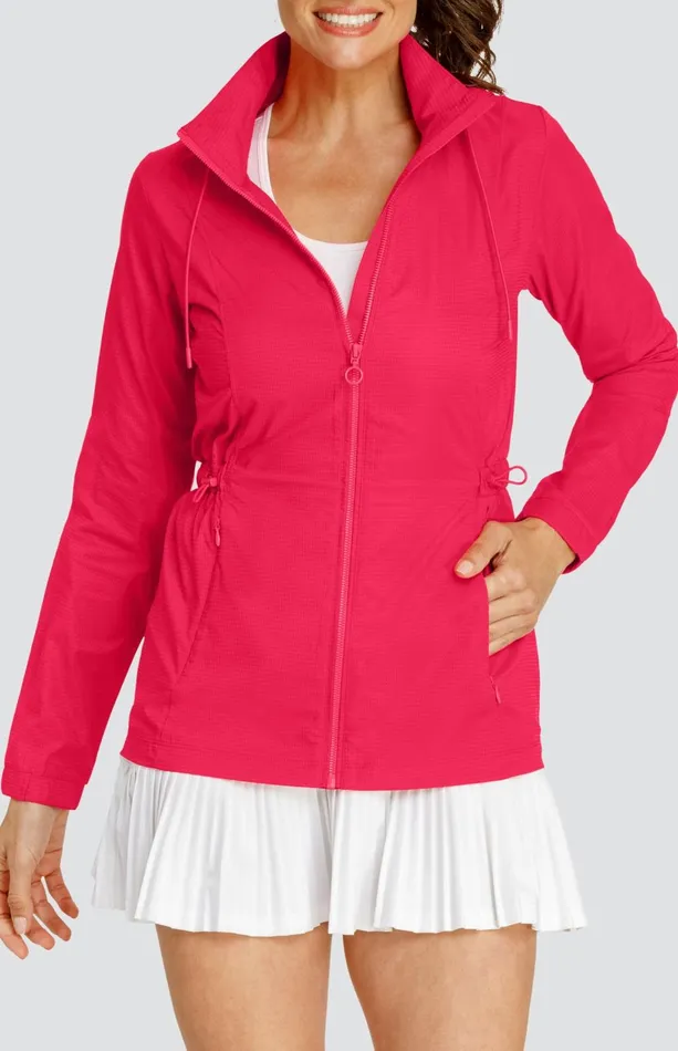 Women Tail Activewear Nola Water Resistant Jacket Wild Cherry