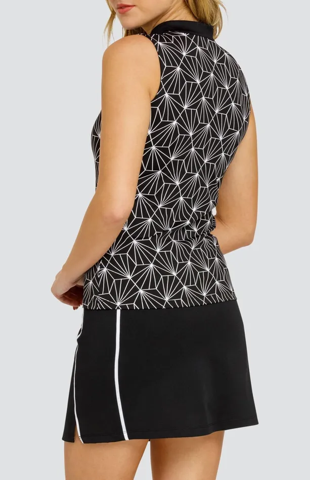 Women Tail Activewear Sleeveless Candie Top Flourishing Palms