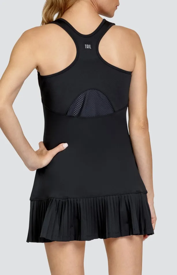 Women Tail Activewear Sleeveless Coletta 32034 Dress Onyx Black