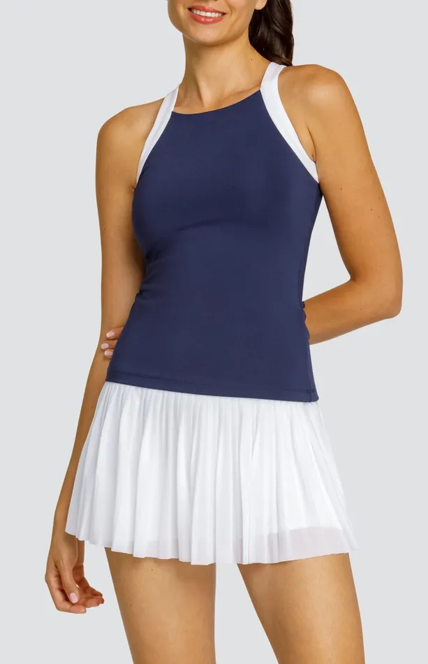Women Tail Activewear Tanks Zoraya Tank Navy Blue