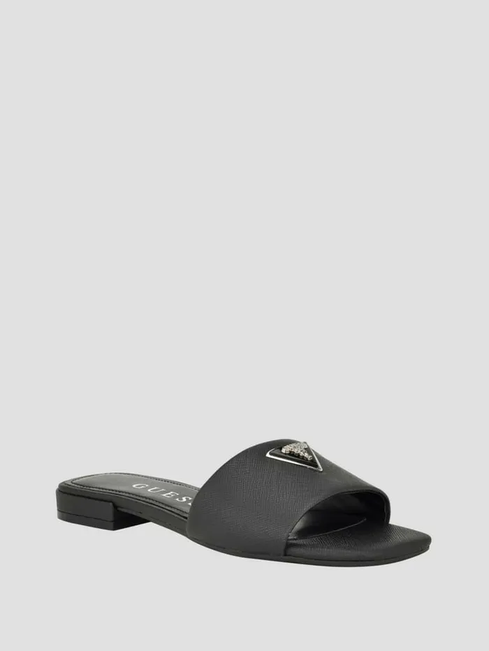 Women Tamed Triangle Sandals Black 001 Sandals GUESS