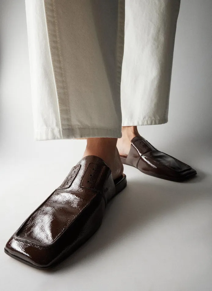 Women Tibi Flats Granger Slide