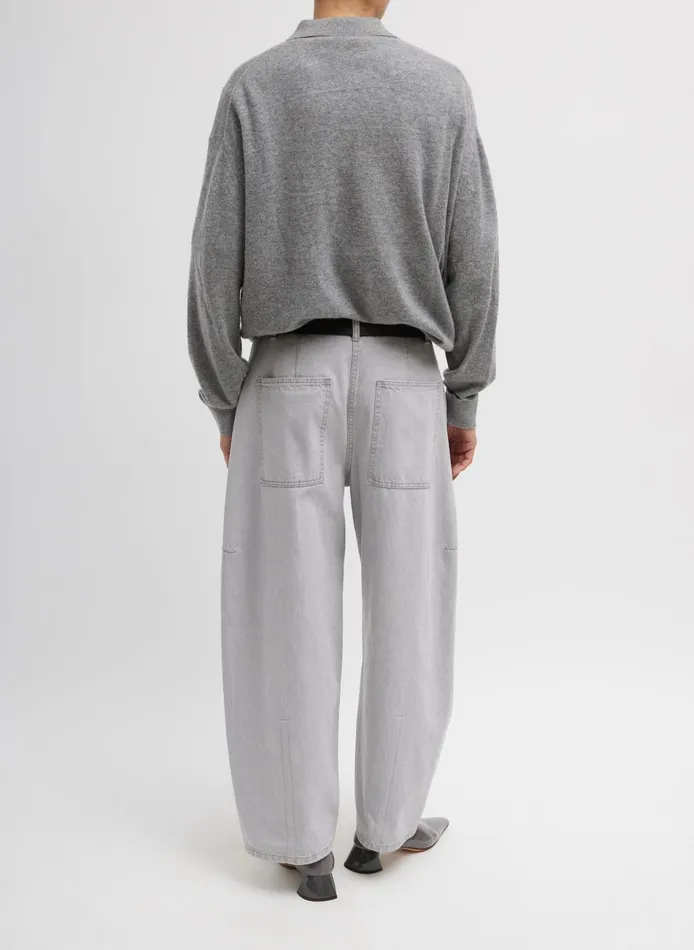 Women Tibi Knitwear and Sweatshirts Washable Cashmere Easy Polo Sweater