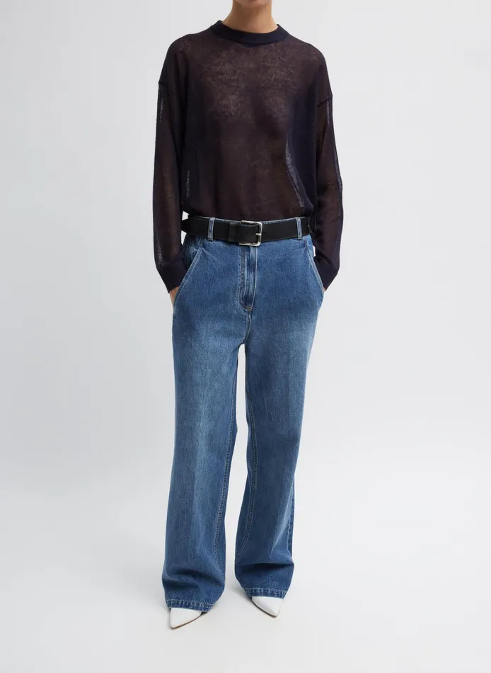 Women Tibi Pants and Shorts Spring Denim Barry Jean