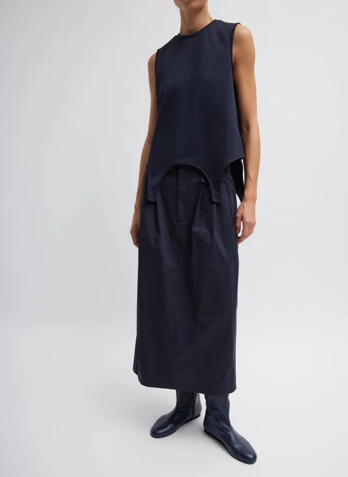 Women Tibi Skirts Bio Twill Triple Pleat Skirt