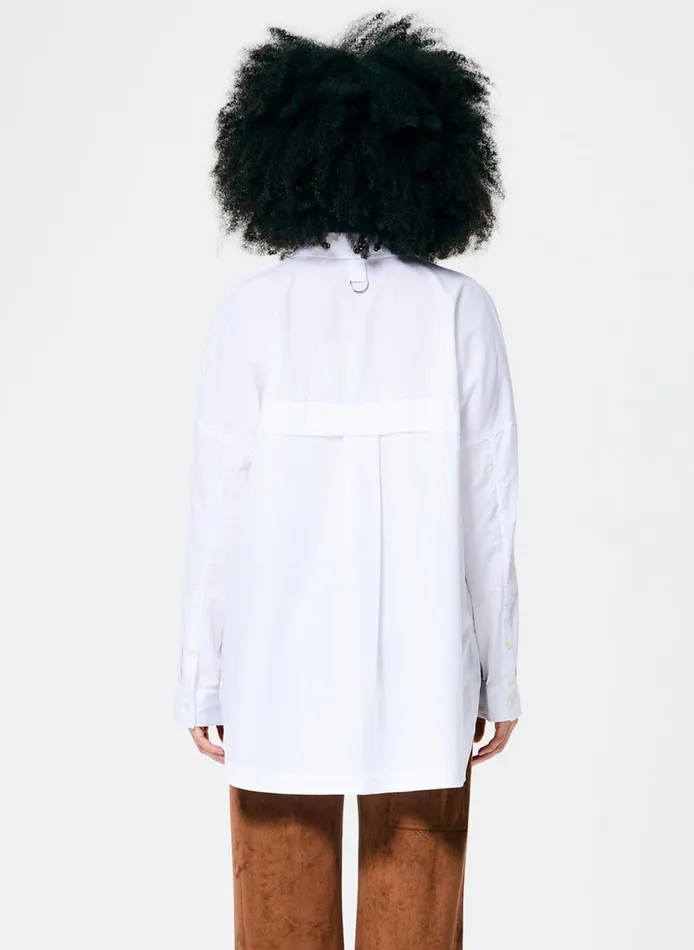 Women Tibi Tops Classic Shirting Oversized Gabe Shirt