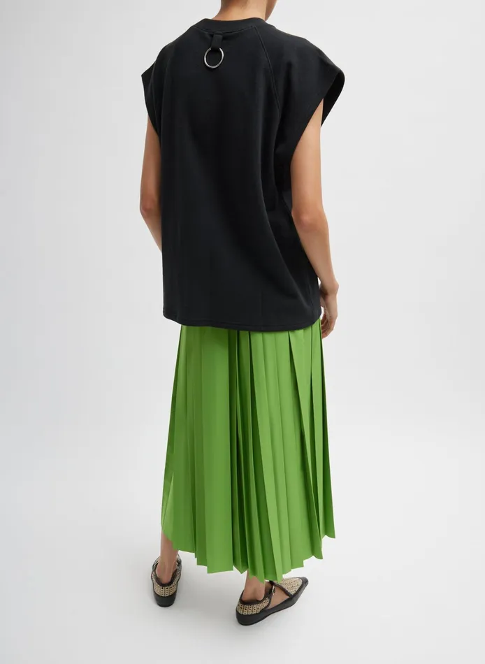 Women Tibi Tops Light Weight Sweatshirting Sleeveless Easy Top