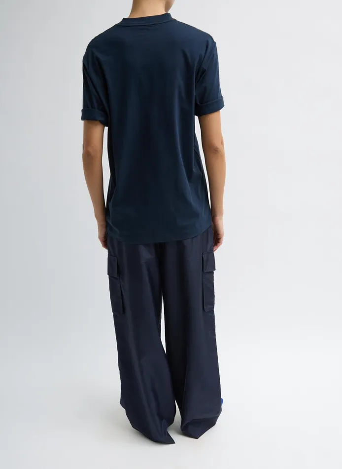Women Tibi Tops Mock Neck Unisex TShirt