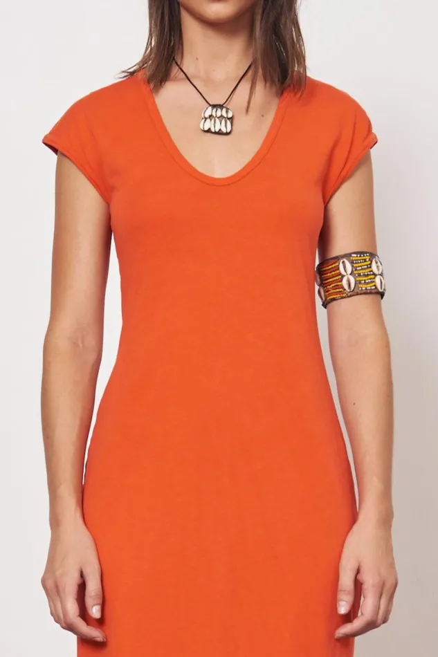 Women Tomato Zanzibar Midi Dress Raquel Allegra Dresses