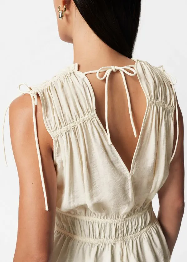 Women Tops and Tshirts and Other Stories Gathered Top White