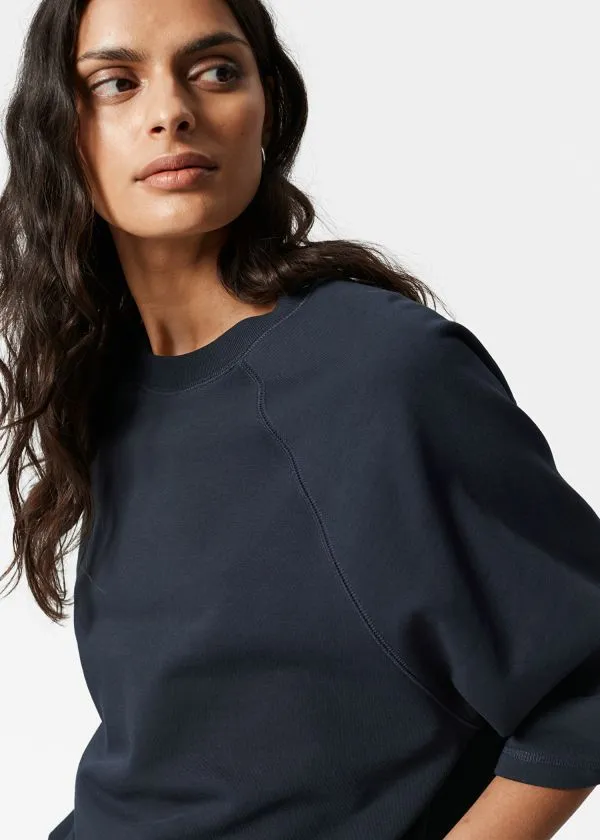 Women Tops and Tshirts and Other Stories Jersey Sweater Navy