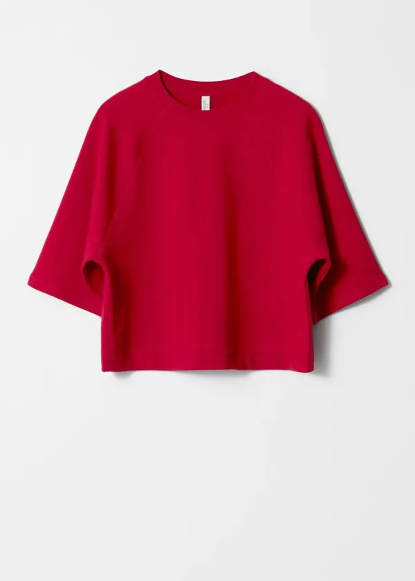 Women Tops and Tshirts and Other Stories Jersey Sweater Red