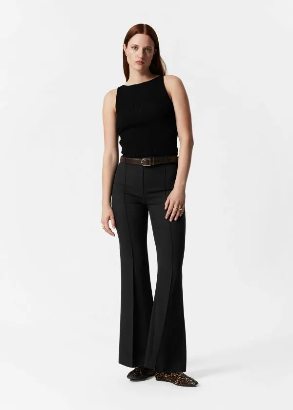 Women Trousers and Other Stories Flared Trousers Black