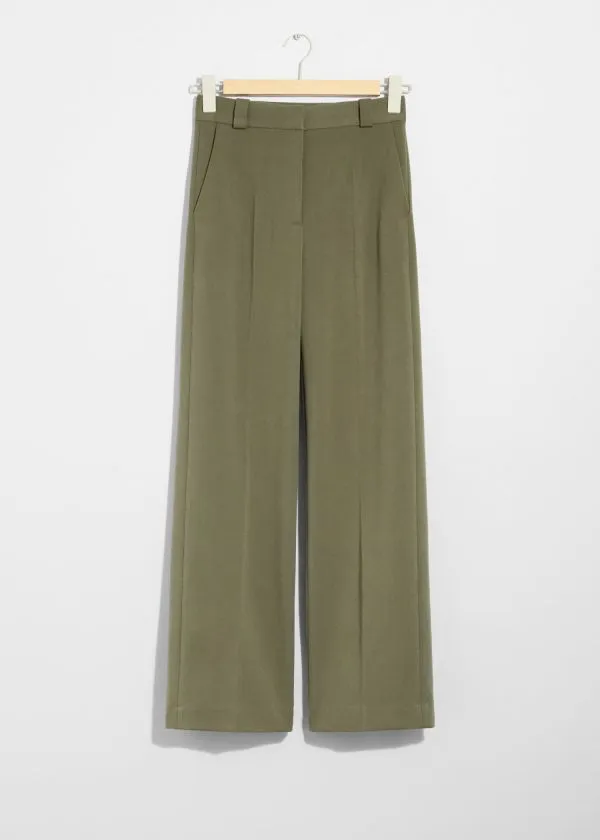 Women Trousers and Other Stories Wide PressCrease Trousers Khaki
