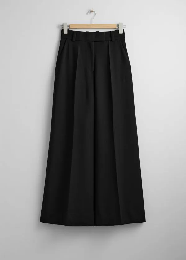 Women Trousers and Other Stories Wide Trousers Black