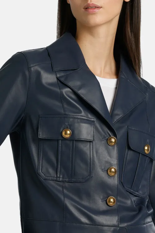 Women Veste Veste Blue Outerwear Luisa Spagnoli Women Veste Veste Blue Outerwear Luisa Spagnoli