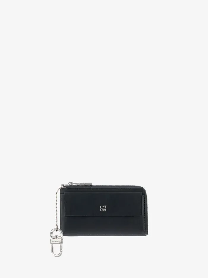 Women Wallets and Card Holders Givenchy 4G Zipped Card Holder In Box Leather Black Women Wallets and Card Holders Givenchy 4G Zipped Card Holder In Box Leather Black