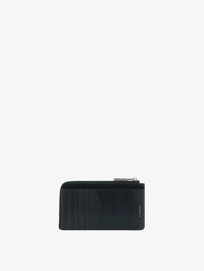 Women Wallets and Card Holders Givenchy 4G Zipped Card Holder In Box Leather Black Women Wallets and Card Holders Givenchy 4G Zipped Card Holder In Box Leather Black