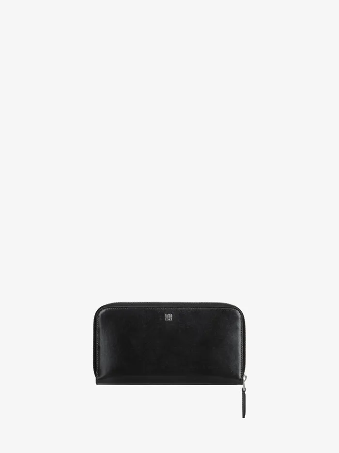Women Wallets and Card Holders Givenchy Antigona Zipped Wallet In Box Leather Black Women Wallets and Card Holders Givenchy Antigona Zipped Wallet In Box Leather Black
