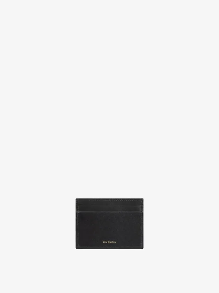 Women Wallets and Card Holders Givenchy GCut Card Holder In 4G Coated Canvas And Leather Black Women Wallets and Card Holders Givenchy GCut Card Holder In 4G Coated Canvas And Leather Black