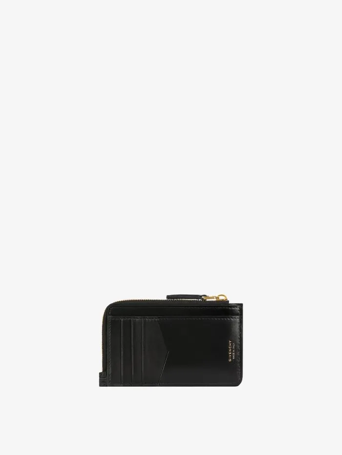 Women Wallets and Card Holders Givenchy GCut Zipped Card Holder In 4G Embroidered Canvas Black Women Wallets and Card Holders Givenchy GCut Zipped Card Holder In 4G Embroidered Canvas Black