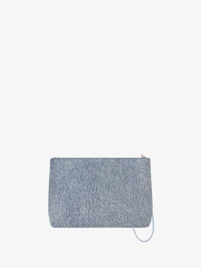 Women Wallets and Card Holders Givenchy GIVENCHY Travel Pouch In Denim Medium Blue Women Wallets and Card Holders Givenchy GIVENCHY Travel Pouch In Denim Medium Blue
