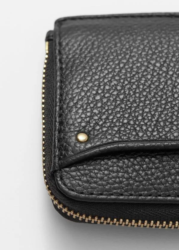 Women Wallets and Other Stories Classic Leather Wallet Black