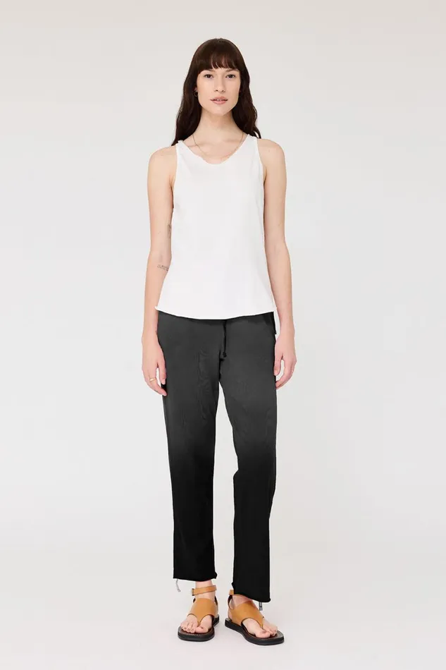 Women Washed White Beverly Tank Raquel Allegra Tops