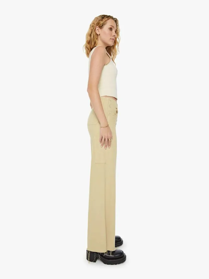 Women Wide Leg Mother Denim The Main Sail Sneak Fray Wash Mojave Desert Women Wide Leg Mother Denim The Main Sail Sneak Fray Wash Mojave Desert