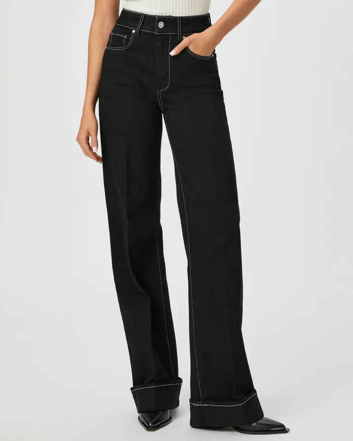 Women Wide Leg PAIGE Sasha Wide Leg Jean 8211 Twilight Black Women Wide Leg PAIGE Sasha Wide Leg Jean 8211 Twilight Black