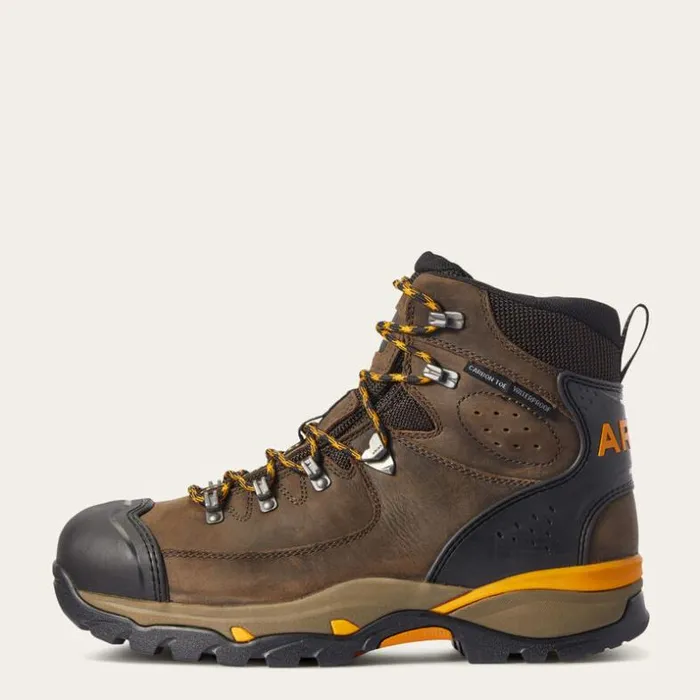 Work Boots Men Ariat Endeavor 6034 Waterproof Carbon Toe Work Boot Chocolate Brown Work Boots Men Ariat Endeavor 6034 Waterproof Carbon Toe Work Boot Chocolate Brown
