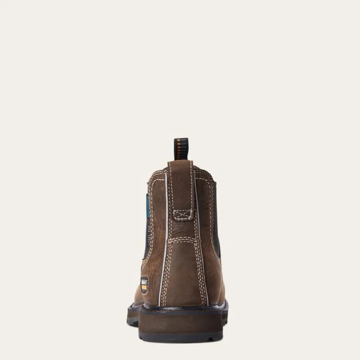 Work Boots Men Ariat Groundbreaker Chelsea Wide Square Toe Waterproof Steel Toe Work Boot Dark Brown Work Boots Men Ariat Groundbreaker Chelsea Wide Square Toe Waterproof Steel Toe Work Boot Dark Brown