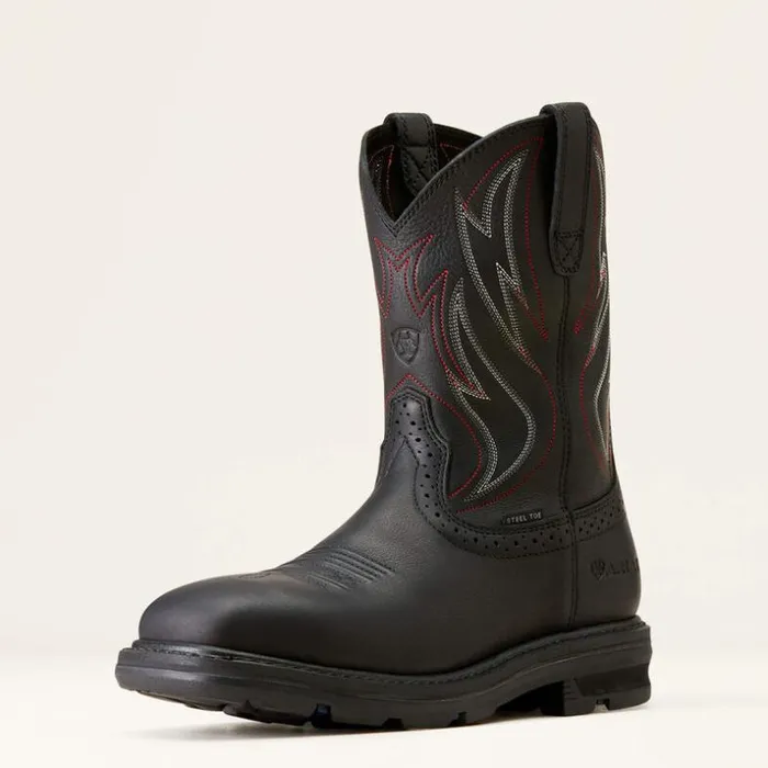 Work Boots Men Ariat Sierra Shock Shield Steel Toe Work Boot Black