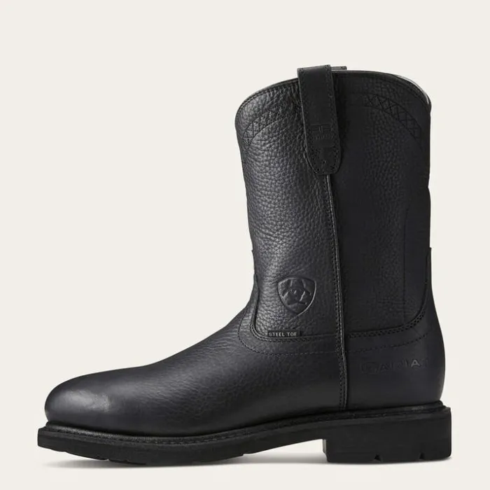 Work Boots Men Ariat Sierra Steel Toe Work Boot Black Work Boots Men Ariat Sierra Steel Toe Work Boot Black