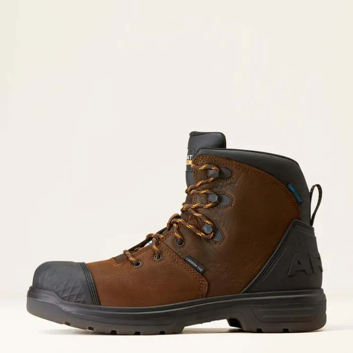 Work Boots Men Ariat Turbo Outlaw 6034 CSA Waterproof Carbon Toe Work Boot Rich Brown Work Boots Men Ariat Turbo Outlaw 6034 CSA Waterproof Carbon Toe Work Boot Rich Brown