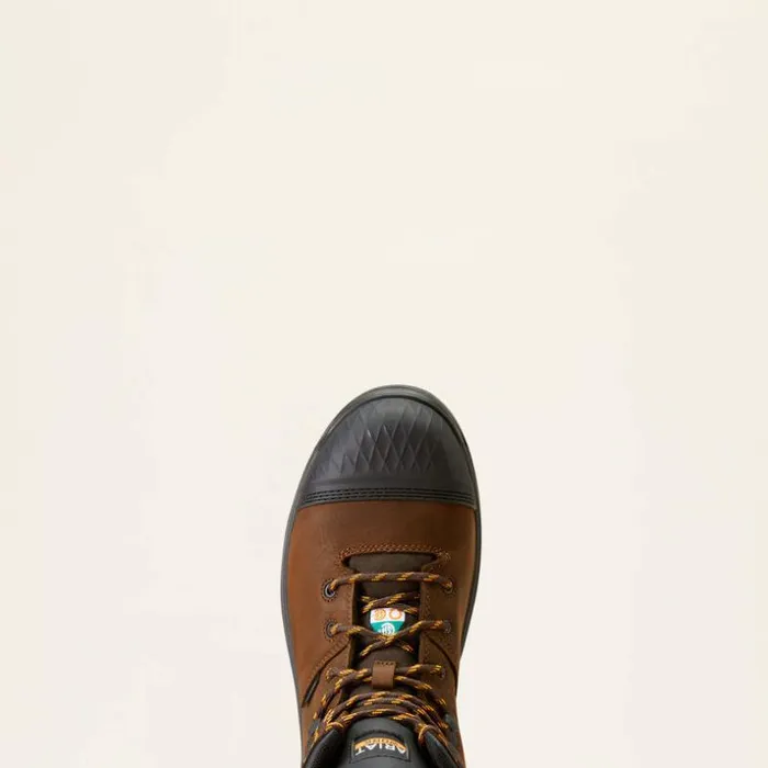 Work Boots Men Ariat Turbo Outlaw 6034 CSA Waterproof Carbon Toe Work Boot Rich Brown Work Boots Men Ariat Turbo Outlaw 6034 CSA Waterproof Carbon Toe Work Boot Rich Brown
