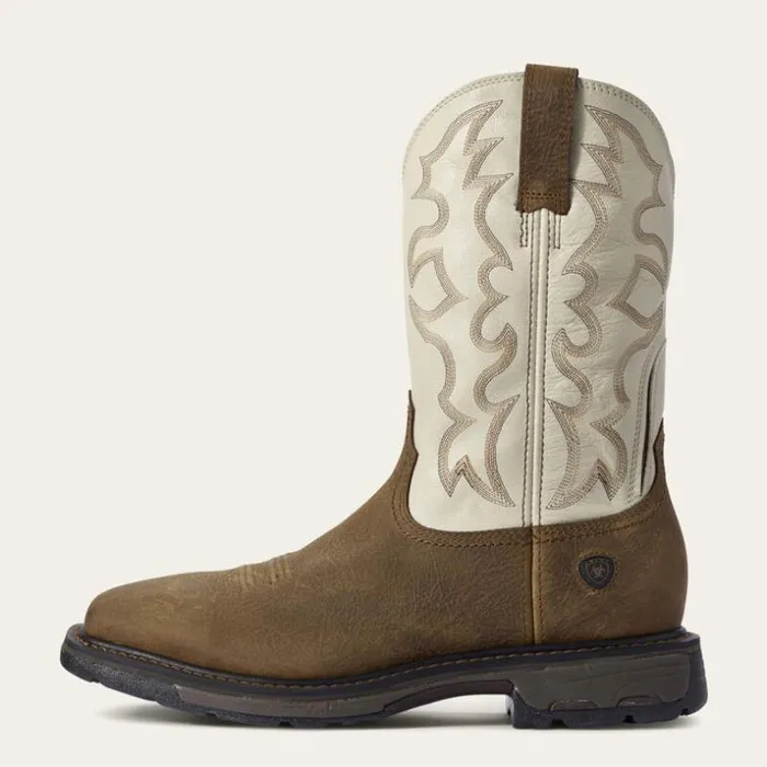Work Boots Men Ariat WorkHog Work Boot Rye Brown