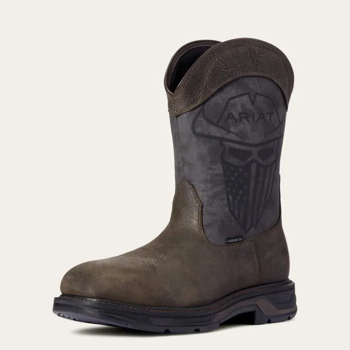 Work Boots Men Ariat WorkHog XT Incognito Carbon Toe Work Boot Iron Coffee